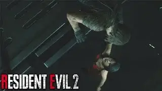 RESIDENT EVIL 2 Leon Ending - Mr X Final Boss Fight