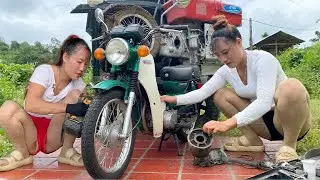 Talented 18-Year-Old Genius Girl Perfectly Repairs and Restores a Broken Tractor Front Axle