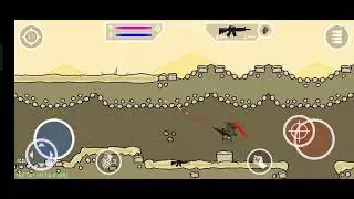 Playing mini militia 1 V1 with Kabir 