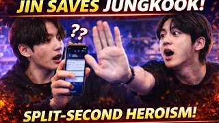 Jin&rsquo;s Instant Reflex Saved Jungkook From a Major Scandal | BTS Double Album Era#btsarmy 