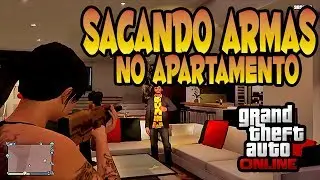 Falhas In&uacute;teis de um GTA V Bugado #18 - Como Sacar Armas dentro Do Apartamento.