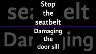 Safely secure the seatbelt Jaguar XK8 - #shorts - Common car problems