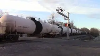 Railfanning on New Years day in Lexington and Thomasville