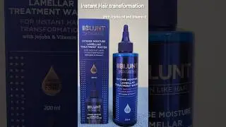 Get salon-smooth hair in a flash - with  BBlunt&rsquo;s Intense Moisture Lamellar Water Treatment #BBlunt
