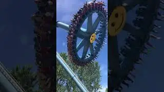 Svend Svingarm - Giant Frisbee Ride  - Bon Bon Land Amusement Park Denmark