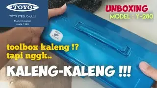 Toyo Toolbox Y-280 by Toyosteel Japan | Toolbox Terbaik & Terbandel Asli Jepang | Unboxing