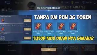 TANPA DIAMOND❗CARA DAPAT 36 DOUBLE 11 WISH TOKEN GRATIS - DRAW SKIN EPIC EVENT 11.11 GUSION MLBB