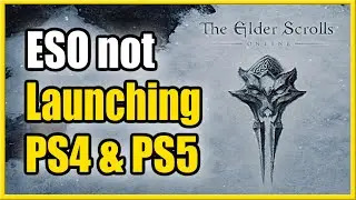 How to FIX Elder Scrolls Online Not Launching, Loading, Can't Login on PS5 & PS4 (Easy Method!)
