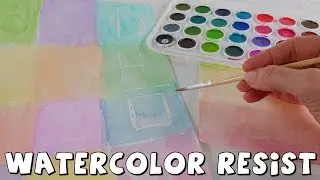Watercolor Crayola Resist Painting | Easy Arts and Crafts | How to for kids | The Amy Jo Show Crafts