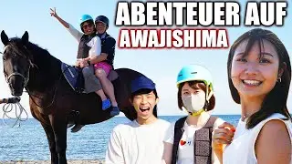 Abenteuer auf Awaji-shima - Reiten mit Japanerinnen am Strand