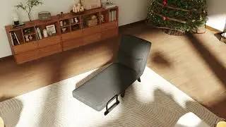 Fauteuil Convertible &agrave; Lit 1 Place 4-en-1 Dossier R&eacute;glable en 6 Positions avec Oreiller