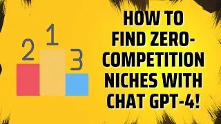 Chat GPT Helps You Find Zero-Competition Niches For EASY SEO Rankings! #ai #seo #niches