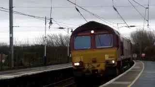 66014 at Troon Station. 23/11/15