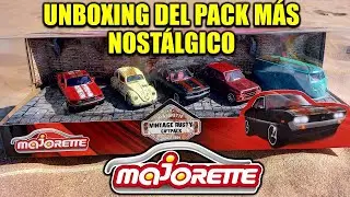 Majorette - El Pack M&aacute;s Nost&aacute;lgico - Vintage Rusty Giftpack - Mustang, Celica, Vocho, T1, Renault 5