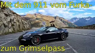 VLOG: Mit dem Porsche 911 von Zürich nach Grindelwald. Teil 2 Furkapass Grimselpass