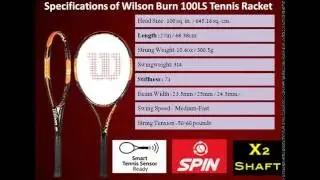 Wilson Burn 100LS Tennis Racket