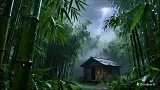 Rain in the Forest \  Sleep Deeply with Heavy Rain Sounds