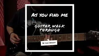 As you find me- guitar walk through
