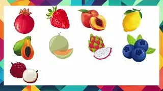 Learn fruits name | Toddler Learning vedio | Pre-Nursury syllabus | #toddlers #toddlerlearning 