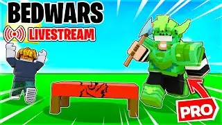 LET'S GET TO 500 SUBS! - Roblox Bedwars NEW UPDATE 😎