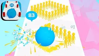 Roll Crowd ​- All Levels Gameplay Android,ios (Part 34)