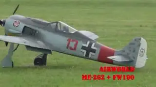 Prowing 2018 HUGE Airworld Me-262 1/4 + FW190 1/3,7