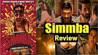 Simmba Movie Review In Hindi | Ranveer Singh & Rohit Shetty's Complete Masala Entertainer !!!