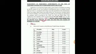 ITBP Recruitment 2021apply online #shorts