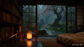 Gentle Rainfall & Soft Piano Deep Sleep Ambience for Serenity, Peaceful Dreams & Rest