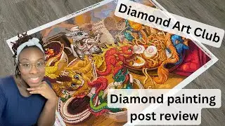 Diamond Art club Post Review | The Noodle dragon bowl | Christina Yen