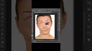 Photoshop Tutorial: Remove Forehead Wrinkles #shorts #WrinkleRemoval