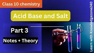 Acid base and salt| chemistry| science| class10