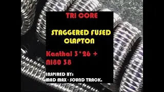 TRI CORE STAGGERED FUSED CLAPTON - INSPIRED BY MAD MAX SOUND TRACK.