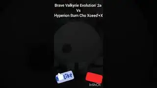 Brave Valkyrie Evolution' 2A vs Hyperion Burn Cho Xceed'+X-Beyblade Burst Sparking Battle-#Shorts