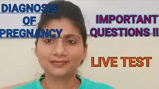 Diagnosis Of Pregnancy | Live Class
