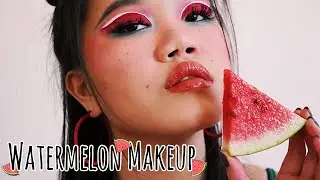 Watermelon Inspired Makeup Look 🍉