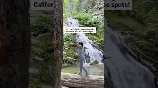 HIDDEN GEMS in California! #travel #shorts #california #nature
