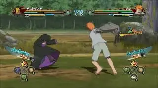 Masked Man vs Jugo - Naruto Shippuden Ultimate Ninja Storm Revolution