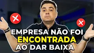 MEI NÃO ENCONTRADO ao tentar DAR BAIXA! Como resolver?