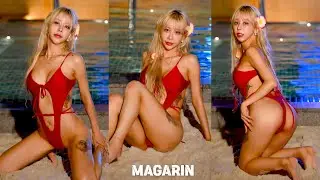 [4K] Model 'MAGARIN(마가린)' vertical fancam @WULOP KOREA(월럽 코리아) Pool Party