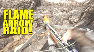Flame Arrow Raiding! (Ark Wars Pvp Tribe Life) - Ark: survival Evolved (Scorched Earth) Ep.3