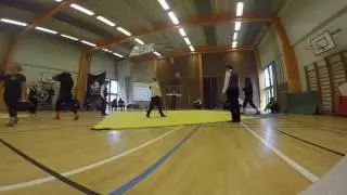 &Ouml;rebro Open 2016, Men's Longsword, Pool 6. Tomm Skotner (B) vs Jesper Christiansen (R)