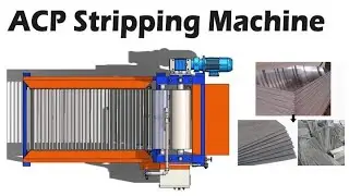 ACP Sheet Separator Machine丨Aluminum Composite Panel Peeling Machine丨Scrap ACP Separator Machine