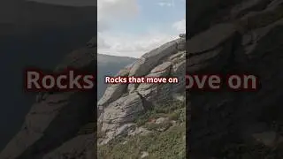 Unveiling the mystery of moving rocks. #facts #rocks #science