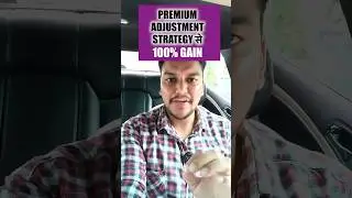 Option Trading with Premium Adjustment ✅ #stockmarket #sharemarket #optiontrading #activefinancials