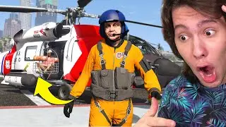 JOGANDO GTA 5 COMO UM SALVA-VIDAS DE HELICOPTERO!! (Incrível)