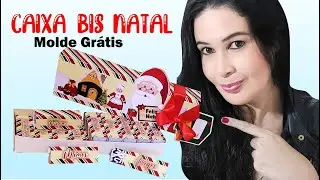 Caixa para Bis | Natal | molde grátis #193