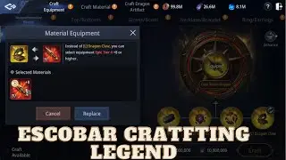 MIR4 ESCOBAR CRAFTING LEGENDARY SECONDARY WEAPON! #mir4 #mir4global #nft
