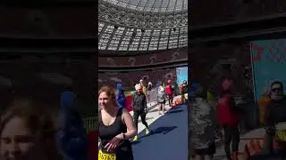 Финиш Лужники - Московский полумарафон 2025