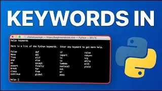 keywords in python | Hindi Explanation